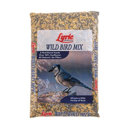 Lyric 26-47285 Wild Bird Feed, 5 Lb Bag